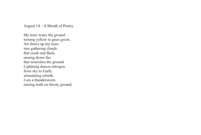 write a personalized poem for you